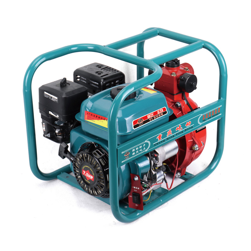 مضخة مياه قوية بمحرك بنزين ذات دفاعة مزدوجة