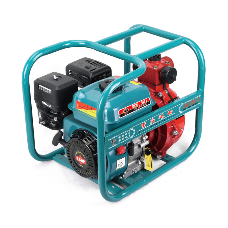 مضخة مياه قوية بمحرك بنزين ذات دفاعة مزدوجة