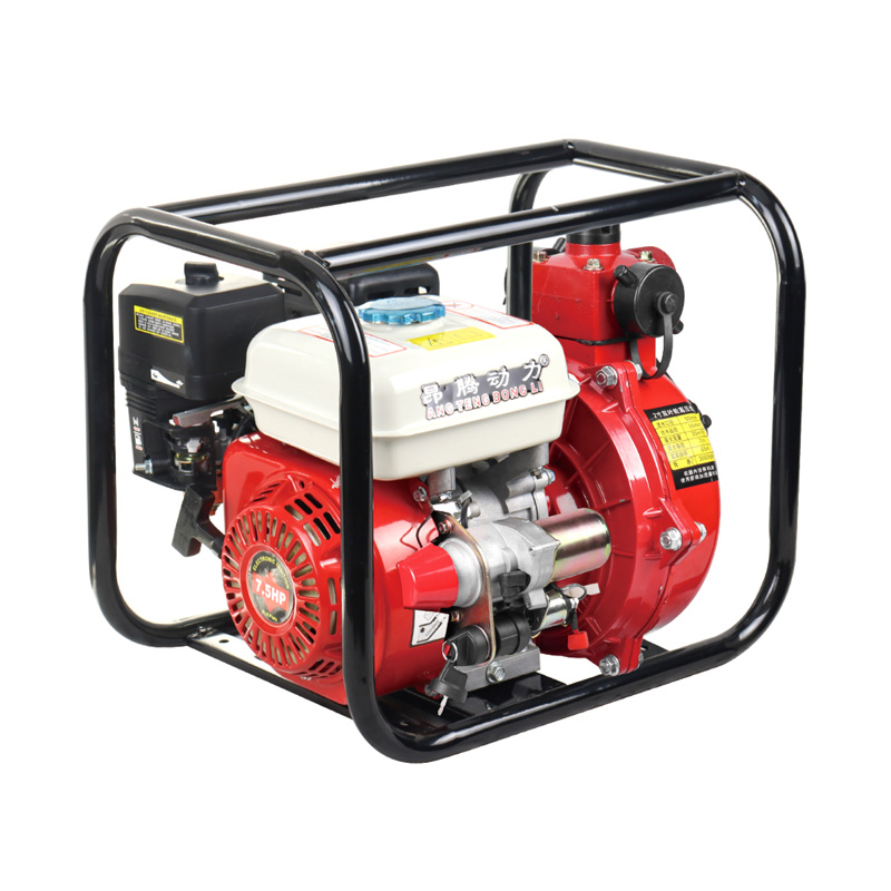 محرك البنزين مضخة مياه الري المكره المزدوج